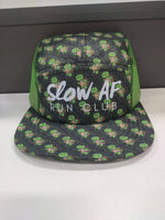 Slow AF Run Club Paisley Turtle Running Hat